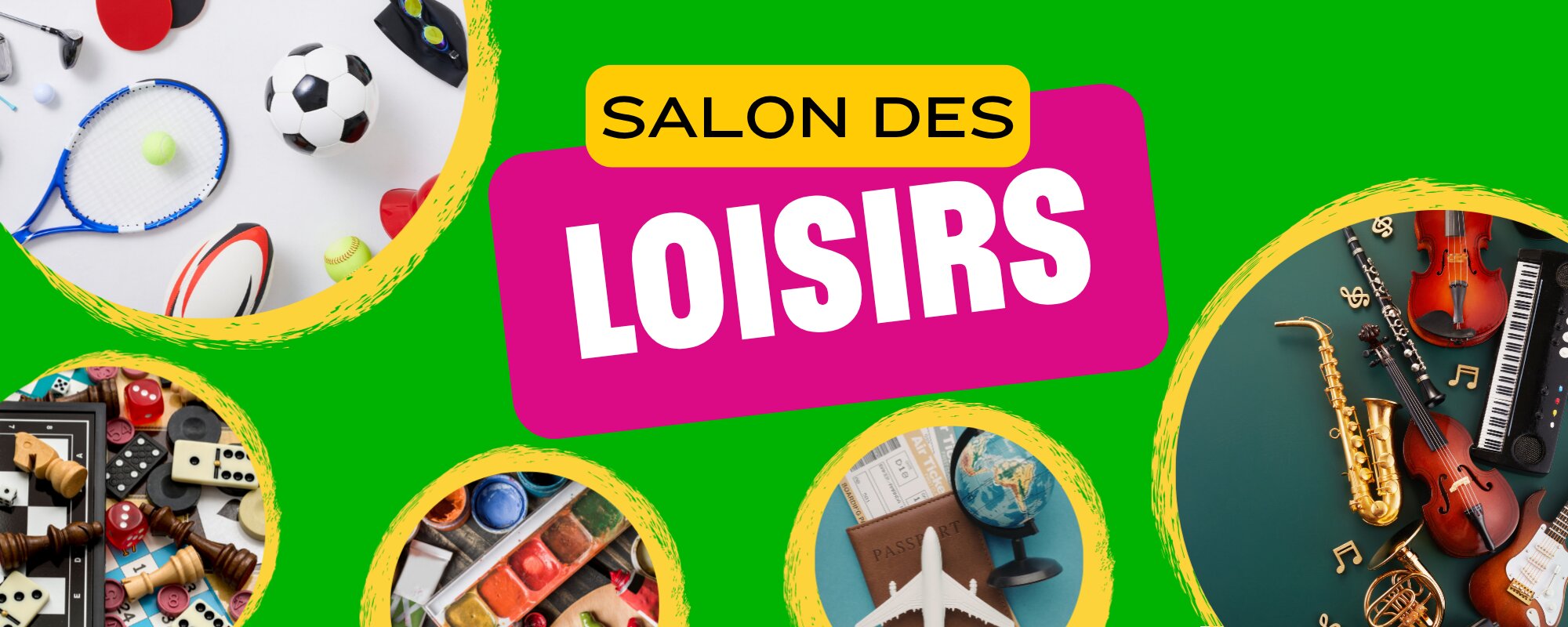 Affiche du Salon des Loisirs à Rilhac-Rancon les 12 et 13 septembre 2026